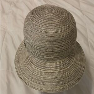 Elegant Silver Women's Hat